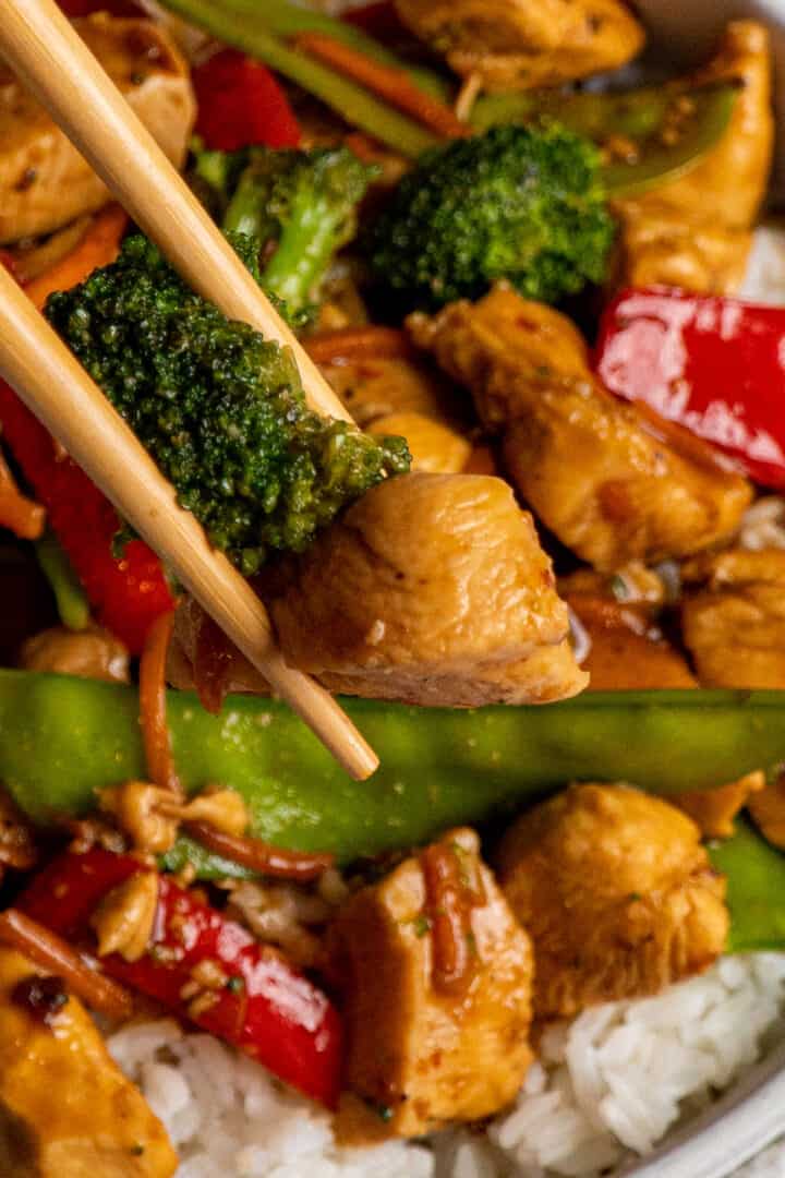 Honey Garlic Chicken Stir Fry The Cooking Duo