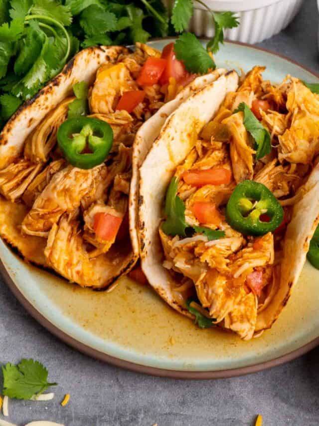 Instant Pot Chicken Tacos Recipe