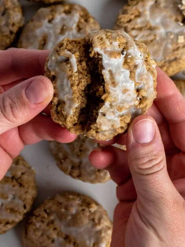 Classic Crumbl Iced Oatmeal Cookies