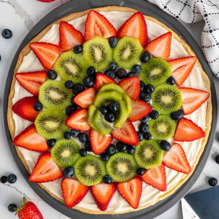 Fruit Pizza Recipe The Cooking Duo