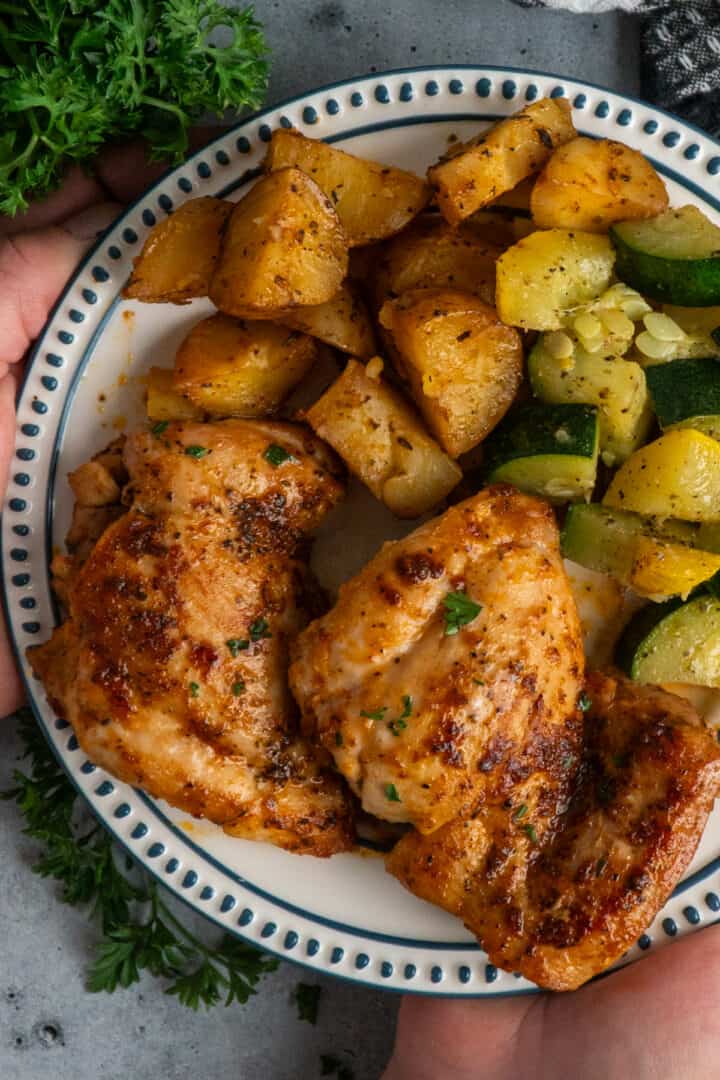 Easy Skillet Chicken Thighs The Cooking Duo