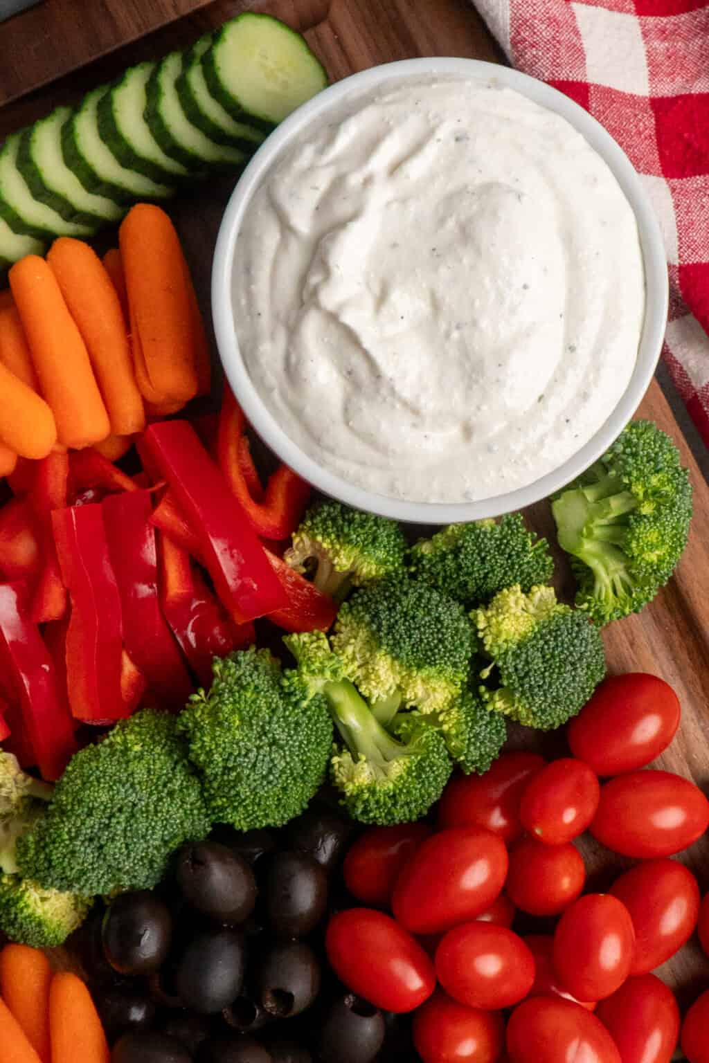 Blended Cottage Cheese Ranch Dip