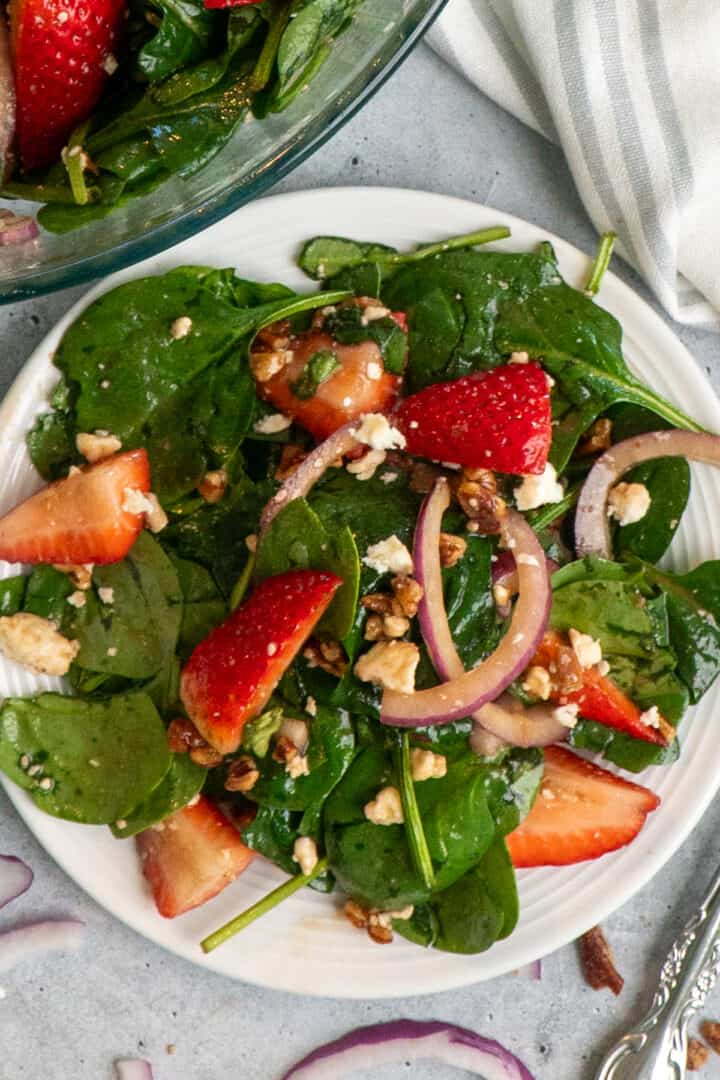 Strawberry Pecan Salad - The Cooking Duo