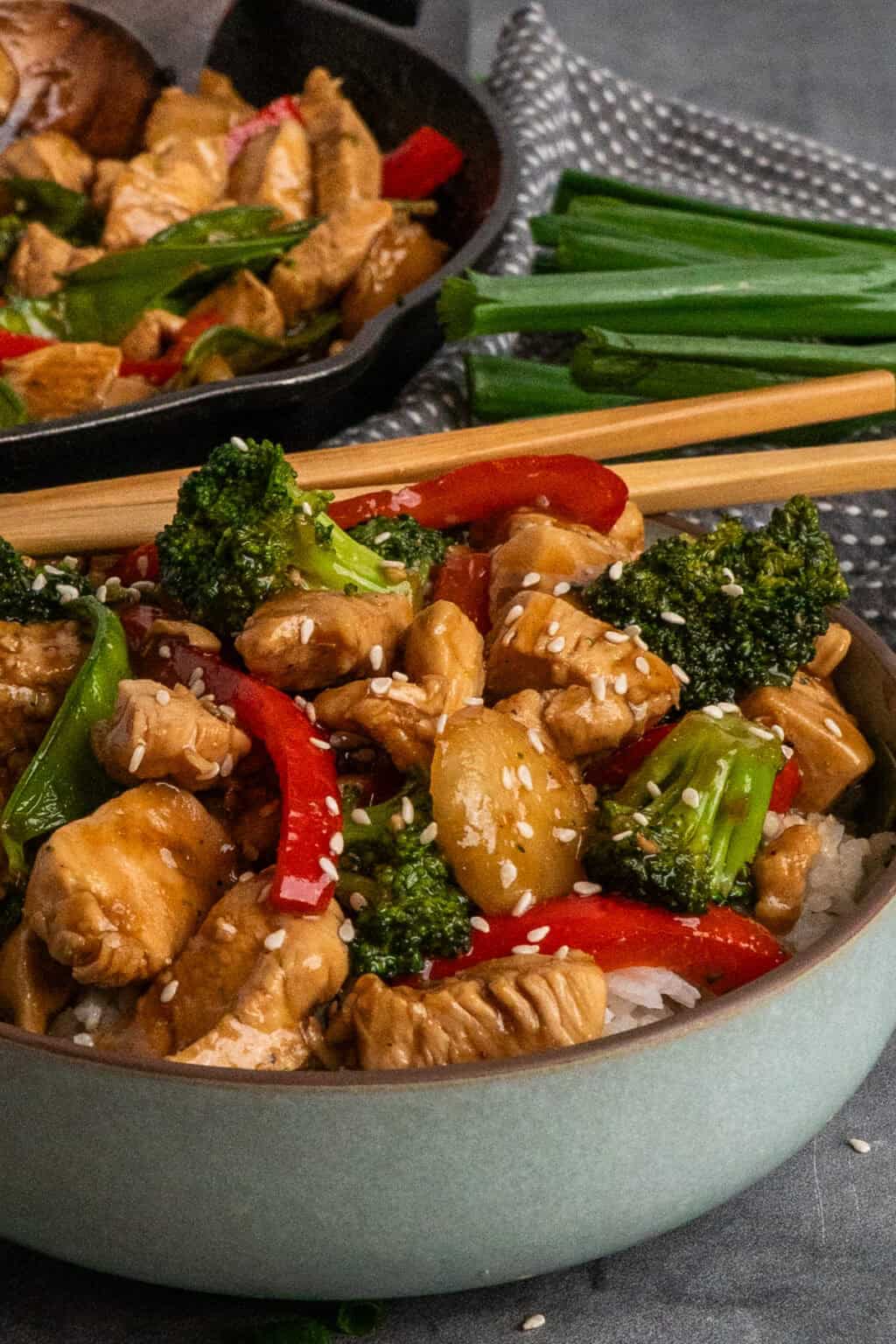 Sizzling Teriyaki Chicken Stir Fry - The Cooking Duo