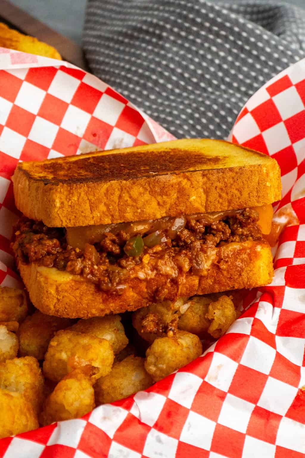 Sloppy Joe Grilled Cheese - The Cooking Duo